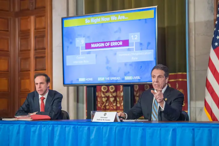 Governor Cuomo holds a press briefing on the state's coronavirus response.